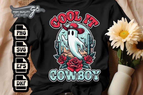 Cool It Cowboy Western Halloween SVG
