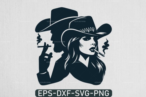 Cowboy Cowgirl Silhouette Couple Svg Review