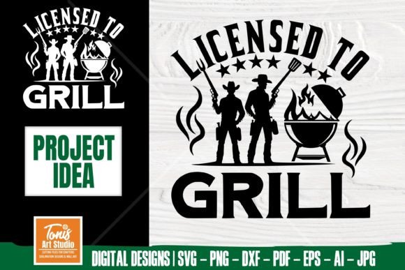 Cowboy Grill SVG Bbq Dad Svg Grill