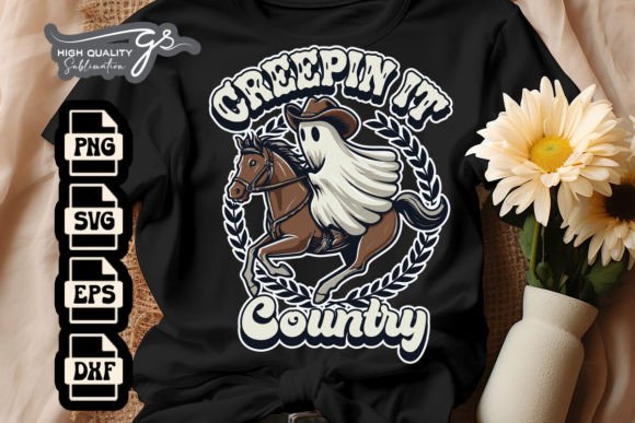 Creepin It Country Western Halloween SVG Review