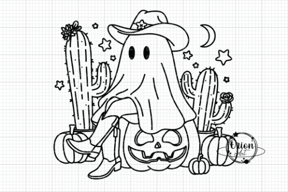 Cute Halloween Cowgirl Ghost Svg Png Review