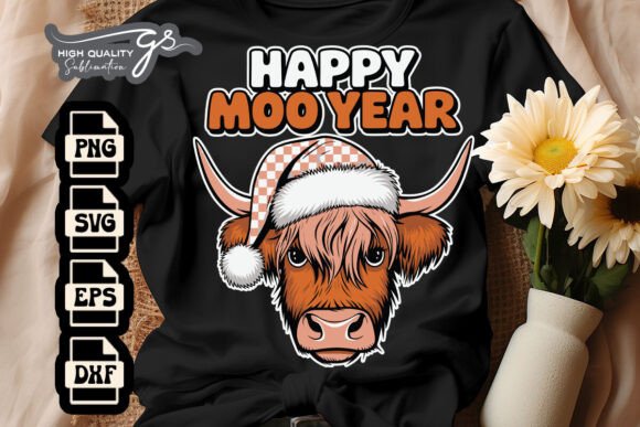 Happy Moo Year Western 2025 SVG Review