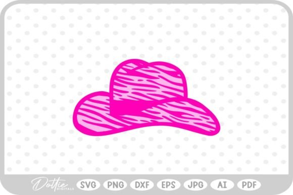 Pink Cowgirl Cowboy Hat SVG PNG DXF Review