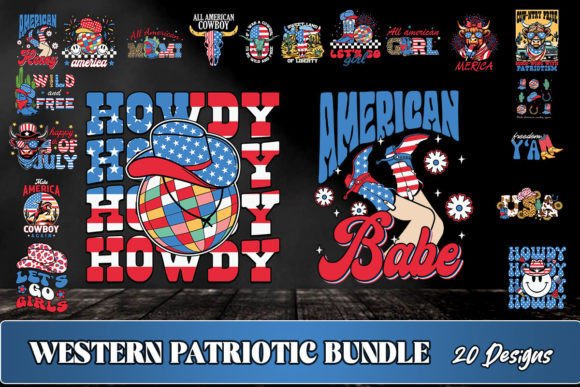 Western 4th of July Patriotic SVG Bundle